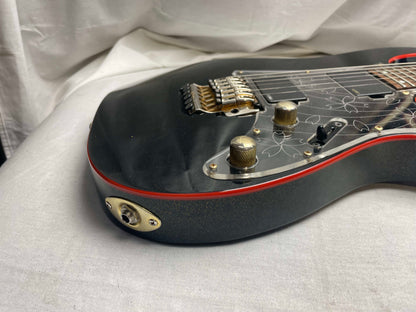 Ibanez RG Series RG08LTD Guitar 2008 Spring Special Limited Edition - Sakura Blast JPB Japan Black with Red Binding