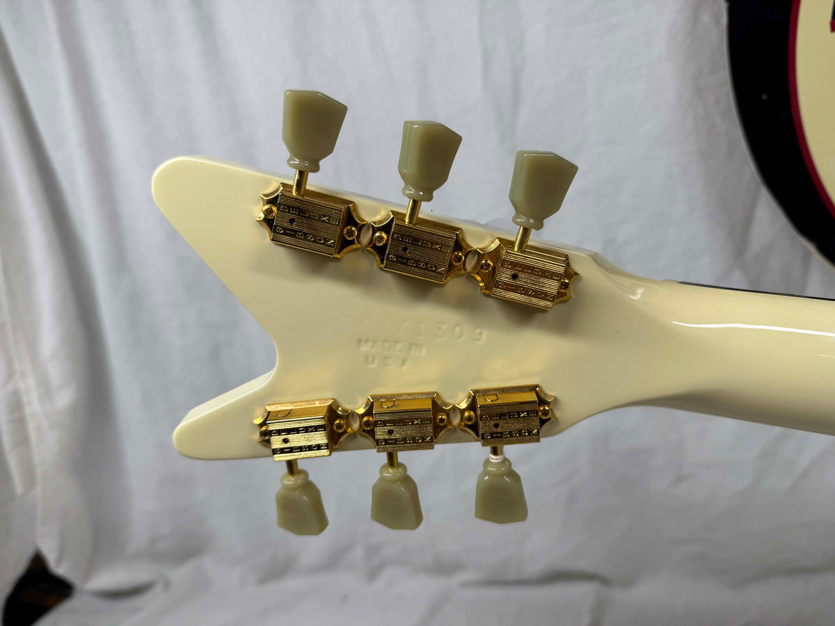 Gibson DSRVCWGH1 Limited Edition Reverse Flying V Guitar with Case 2007 - Alpine White