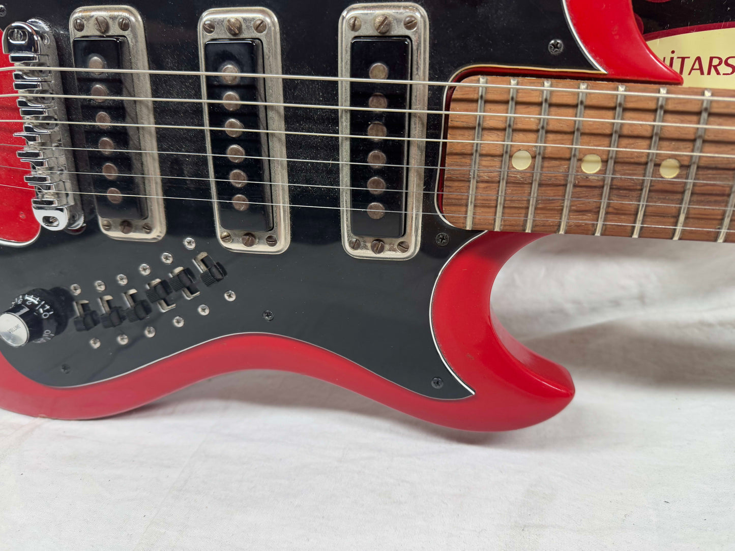Hagstrom III 3 Guitar Vintage - Red