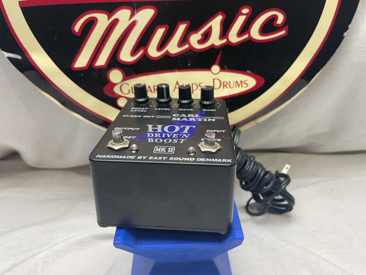 Carl Martin Hot Drive 'N Boost MkII mk ii 2 Boost Overdrive Pedal