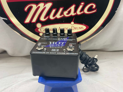 Carl Martin Hot Drive 'N Boost MkII mk ii 2 Boost Overdrive Pedal