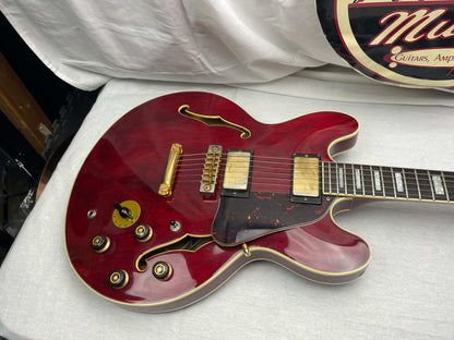 Ibanez SA-400CH SA-400 CH Semi-Hollowbody Guitar with Case - MIJ Made In Japan 1979 - Cherry