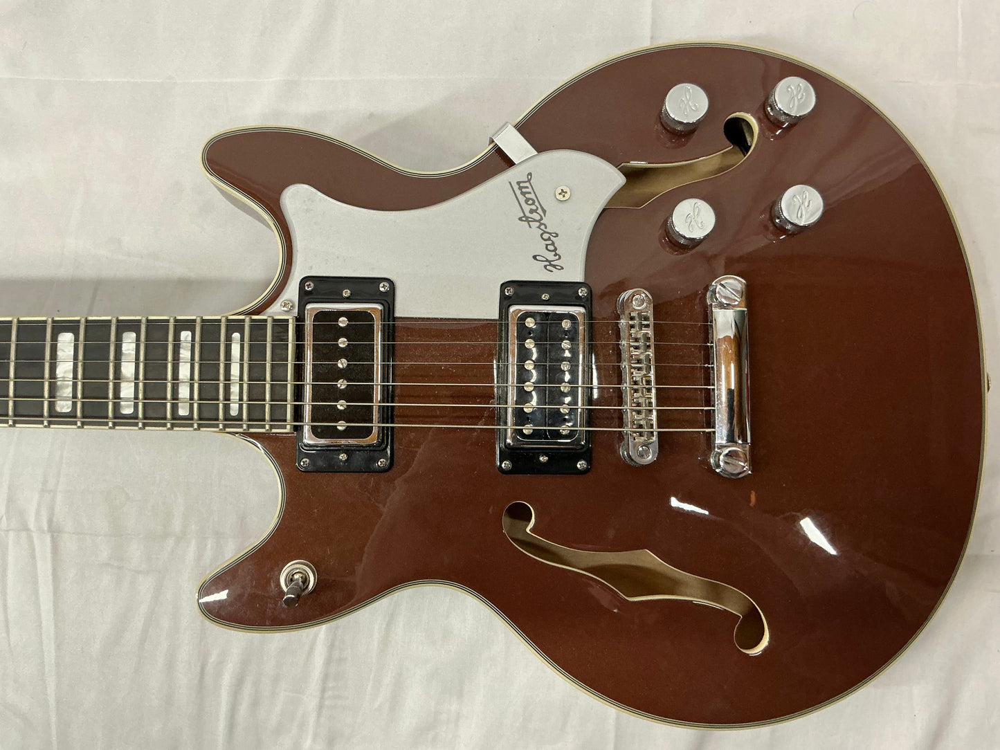Hagstrom Alvar Limited Electric Guitar - Derby Brown Metallic