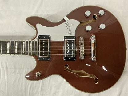Hagstrom Alvar Limited Electric Guitar - Derby Brown Metallic