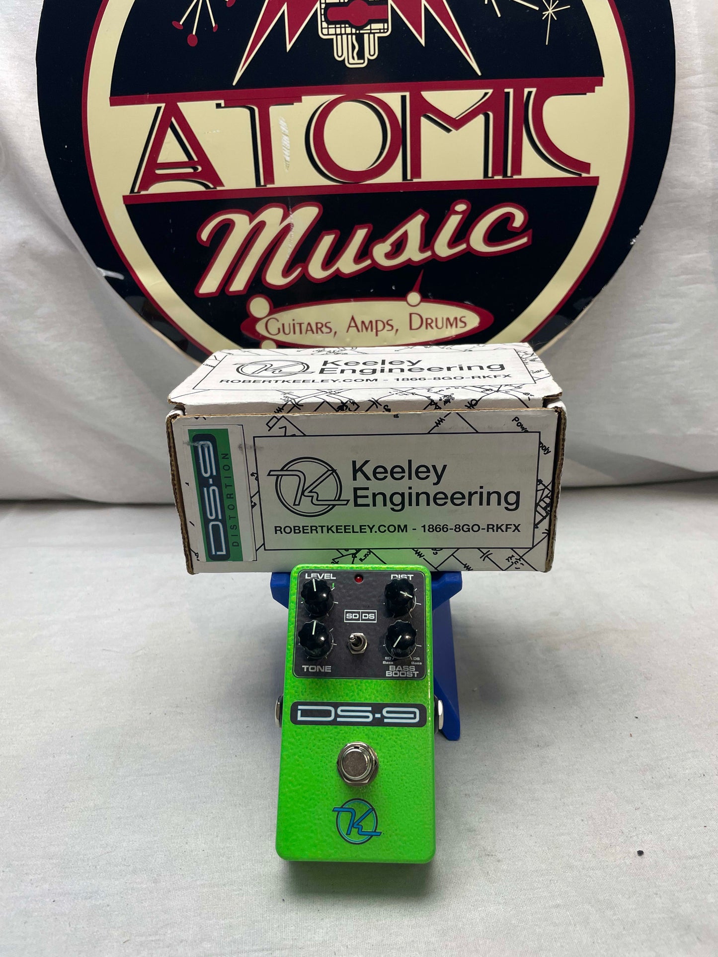 Keeley Electronics DS9 DS-9 Distortion Pedal with Box