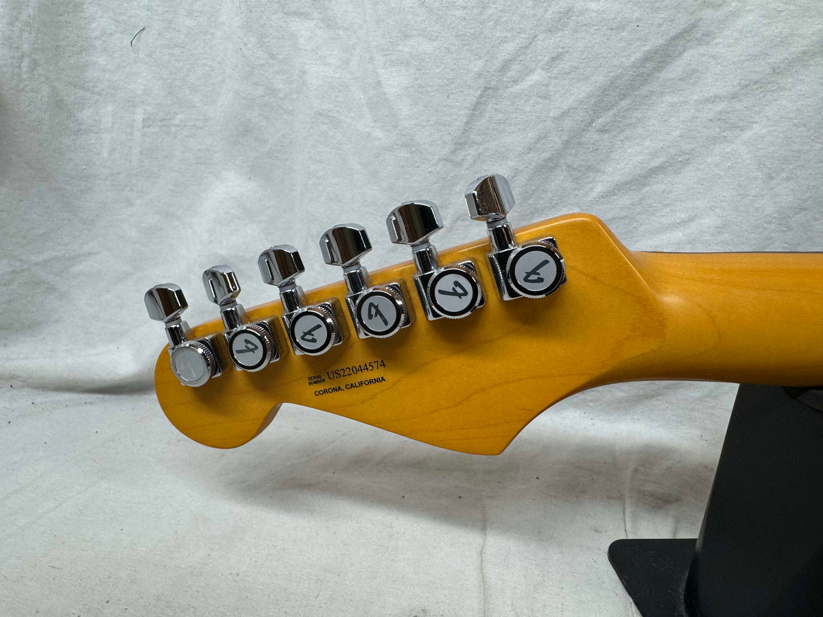 Fender American Ultra Stratocaster HSS Guitar with Case 2023 - Cobra Blue / Rosewood fingerboard