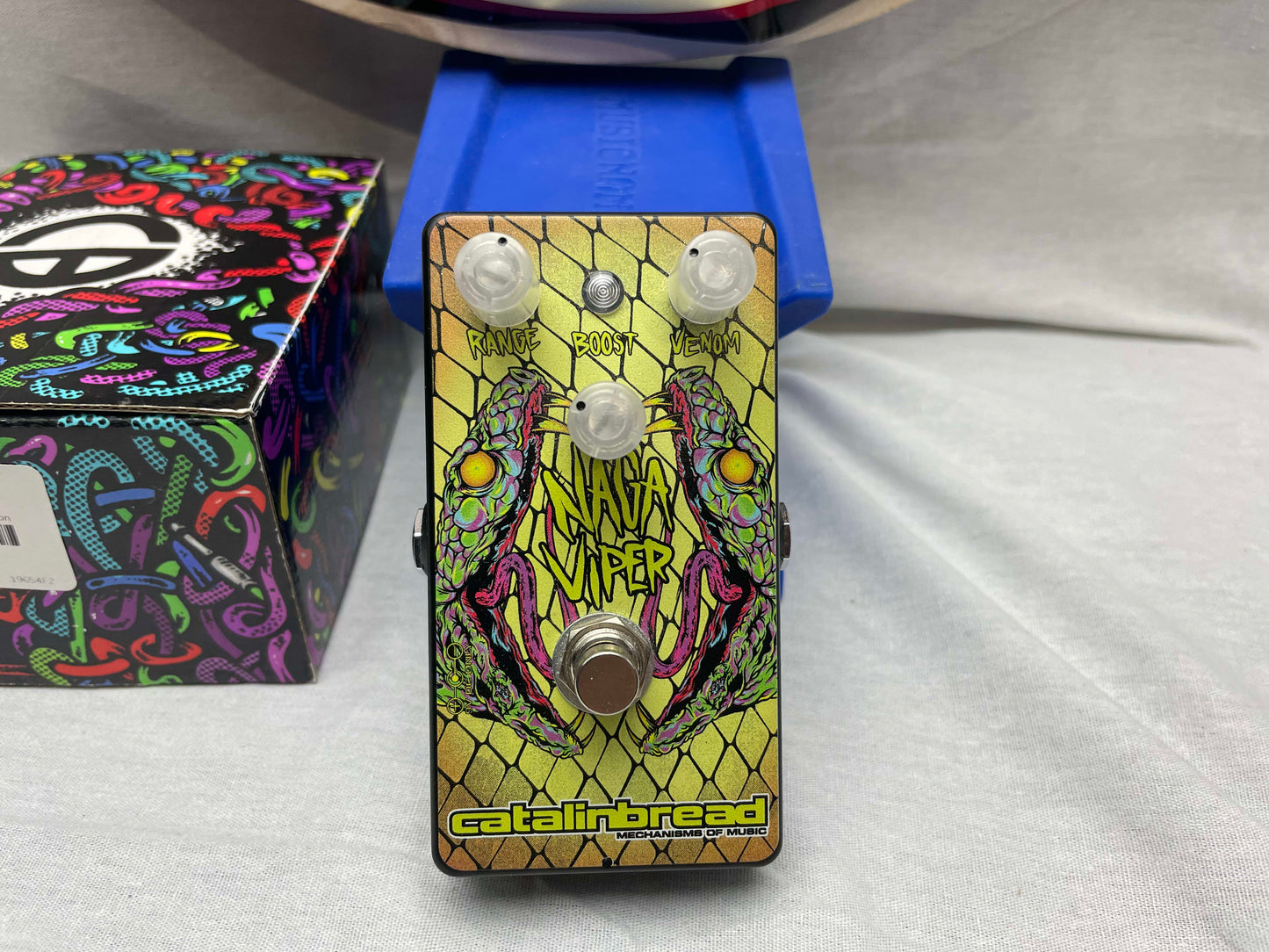 Catalinbread Limited Edition Gallery Series Naga Viper Treble Booster Pedal with Box