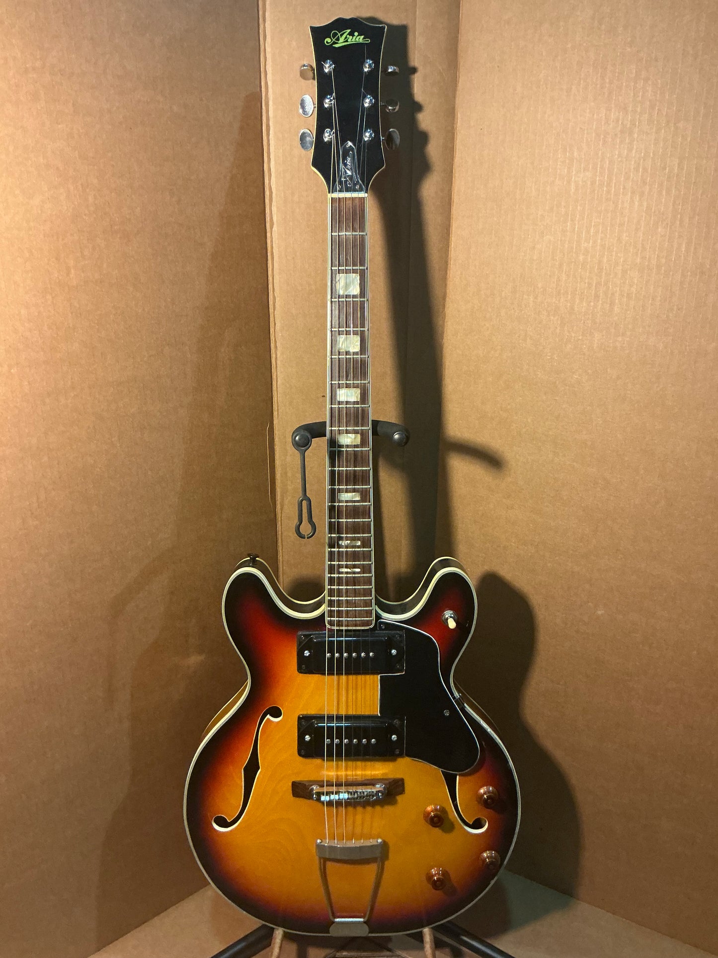 Aria 5102T Semi-Hollow Electric Guitar