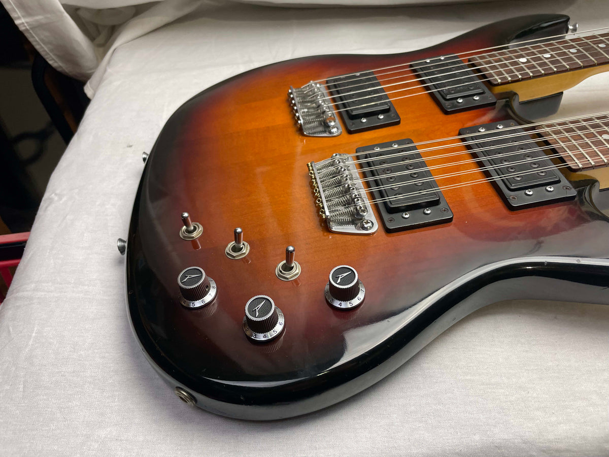 Peavey USA Hydra Doubleneck double neck 12/6 Guitar with Case