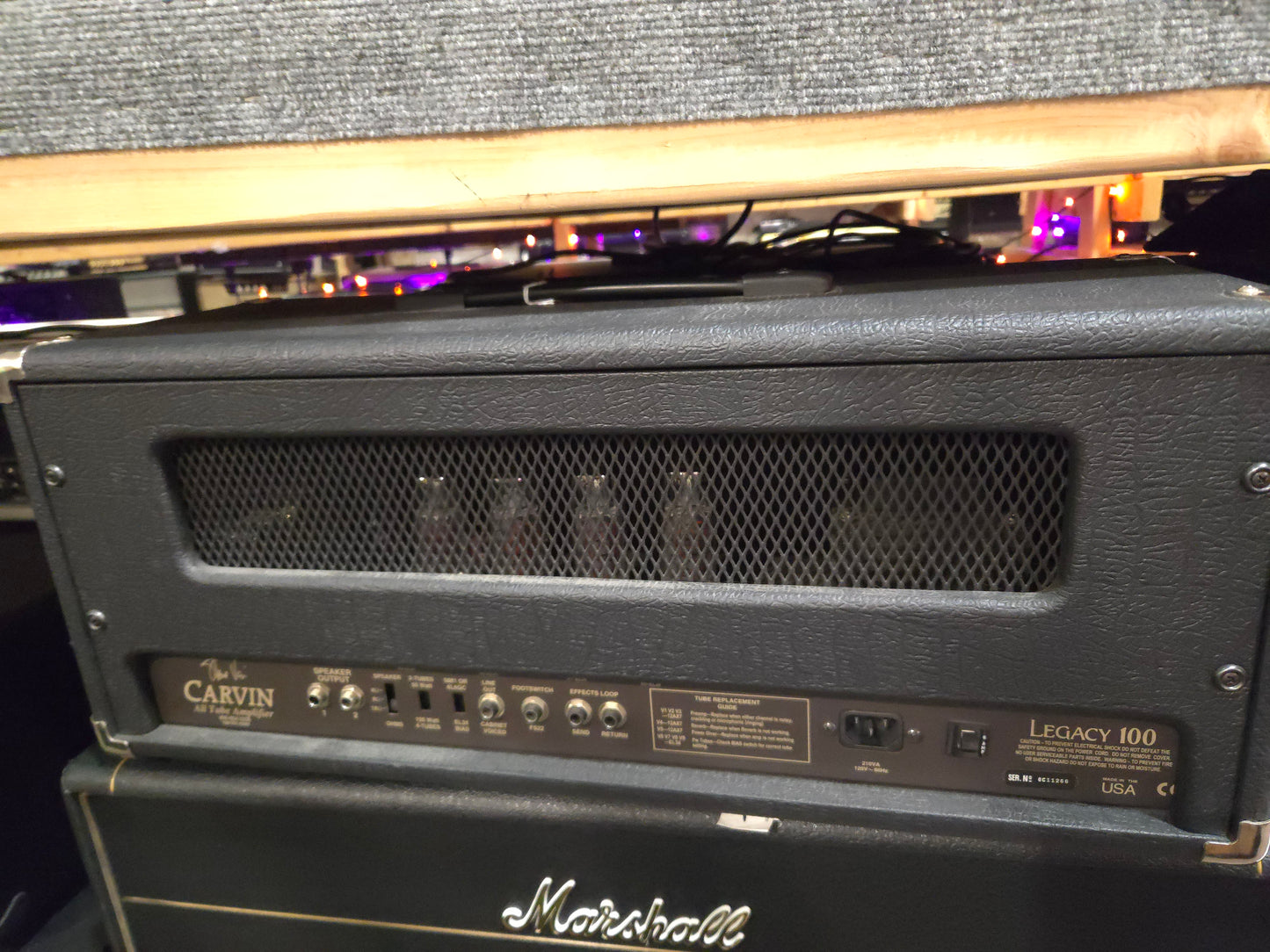 Carvin Legacy Model VL100 Steve Vai Signature 2-Channel 100-Watt Guitar Amp Head 1999 - 2008 - Brown - Local Pickup Only