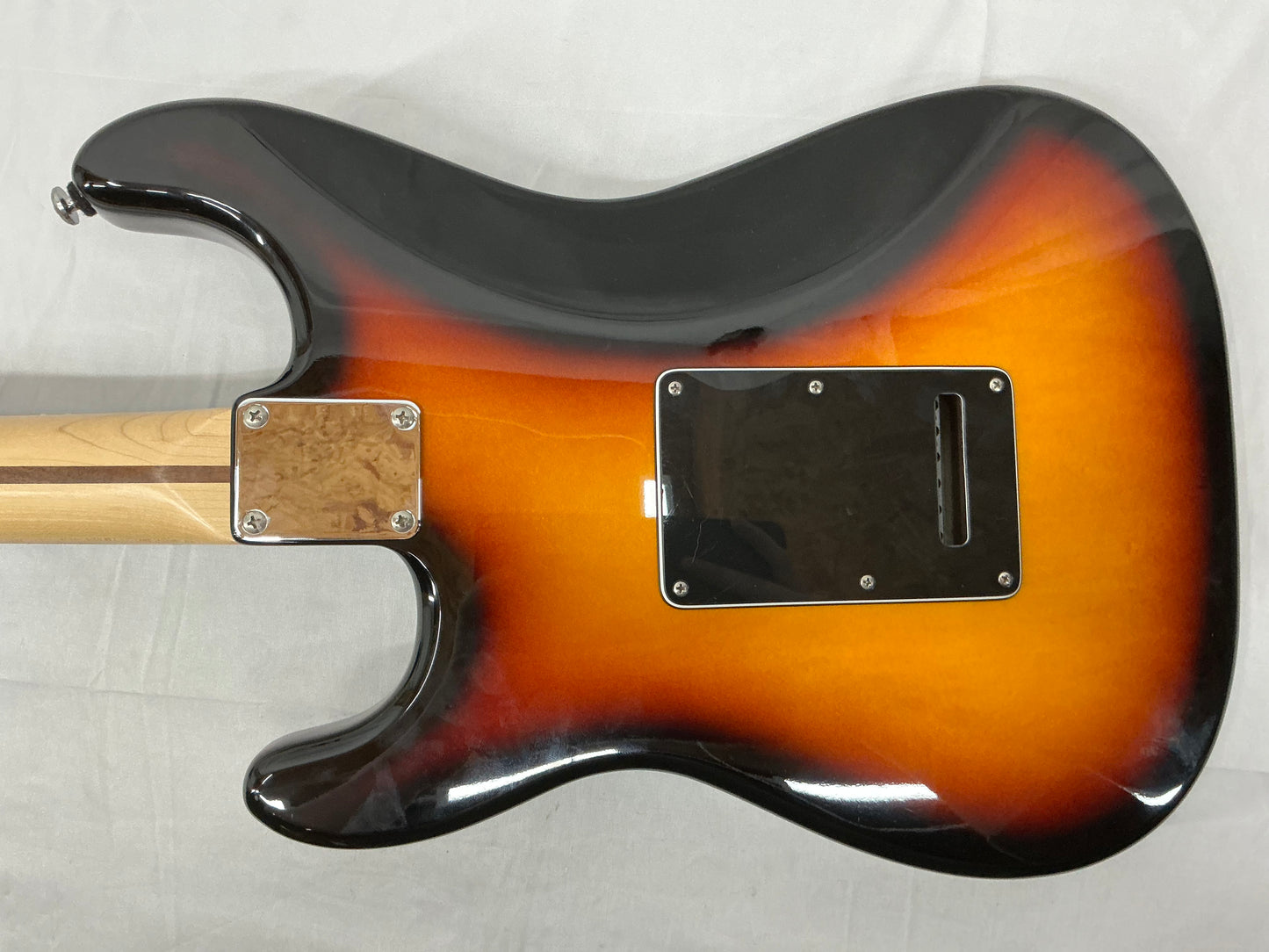 Fender PARTS Stratocaster Guitar - 2002 MIM Standard neck on ? body with WD pickguard + ? pickups