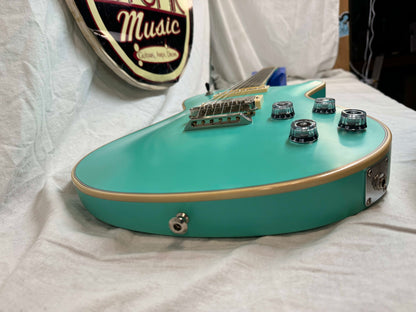 Knaggs DR-DOUG Doug Rappoport Signature Model Kenai Singlecut Guitar with Case - Sea Foam Green