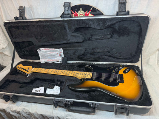 Parts 2012 Fender American Deluxe Stratocaster Neck on Unknown Body with SKB Case
