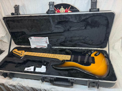 Parts 2012 Fender American Deluxe Stratocaster Neck on Unknown Body with SKB Case
