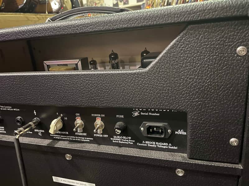 Iron Sounds JA-TMB 18 Watt Plexi-style Tube Guitar Combo Amplifier w/ Eminence Cannabis Rex 12" - Image 4