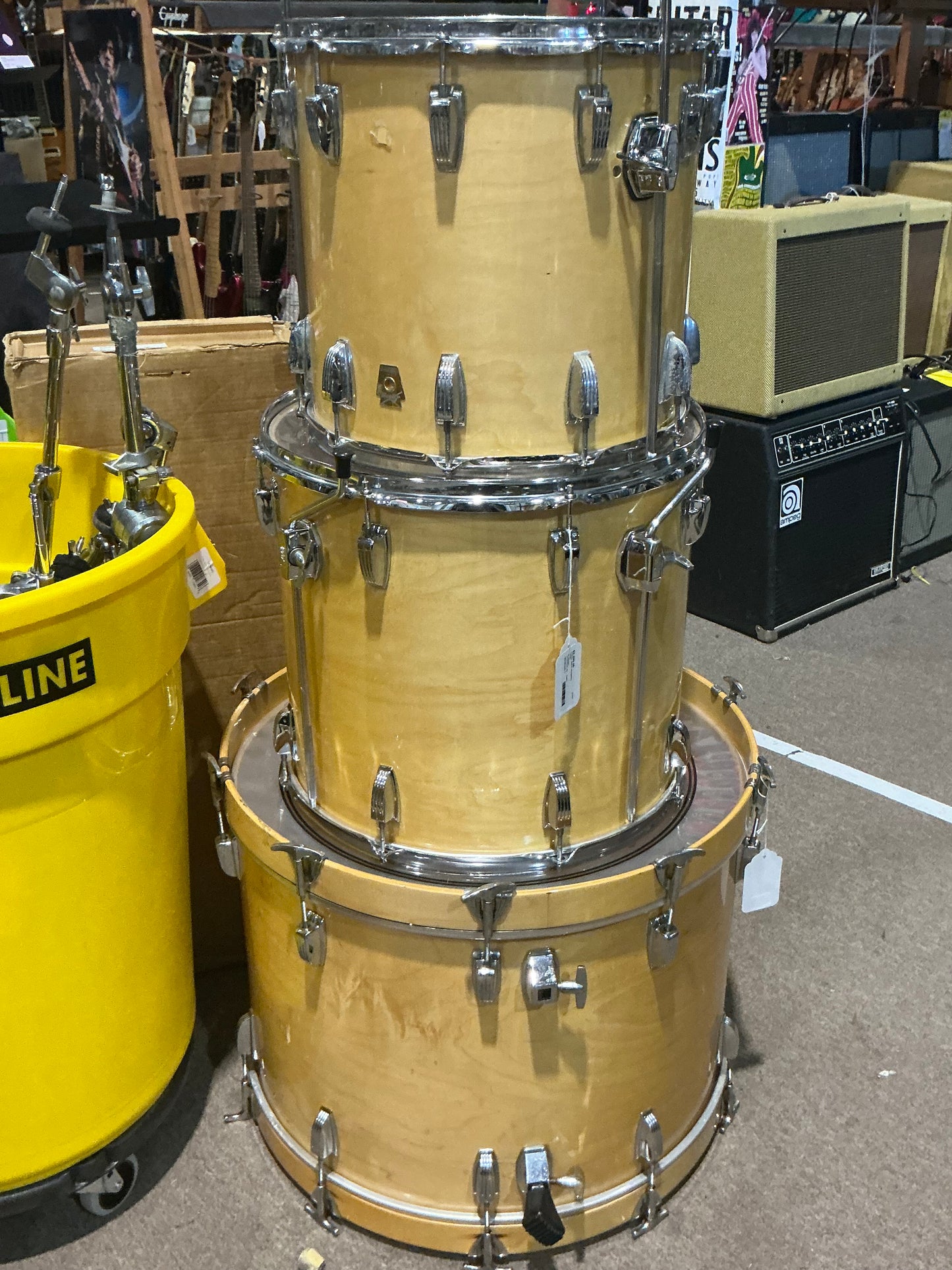Ludwig Thermogloss 6pc Drum Kit - Drums Only with only some hardware - Local Pickup Only!