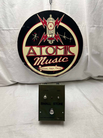Electro-Harmonix Sovtek Green Russian Small Stone Phaser Phase Shifter phasor Pedal - large chassis - missing 1 knob + battery cover