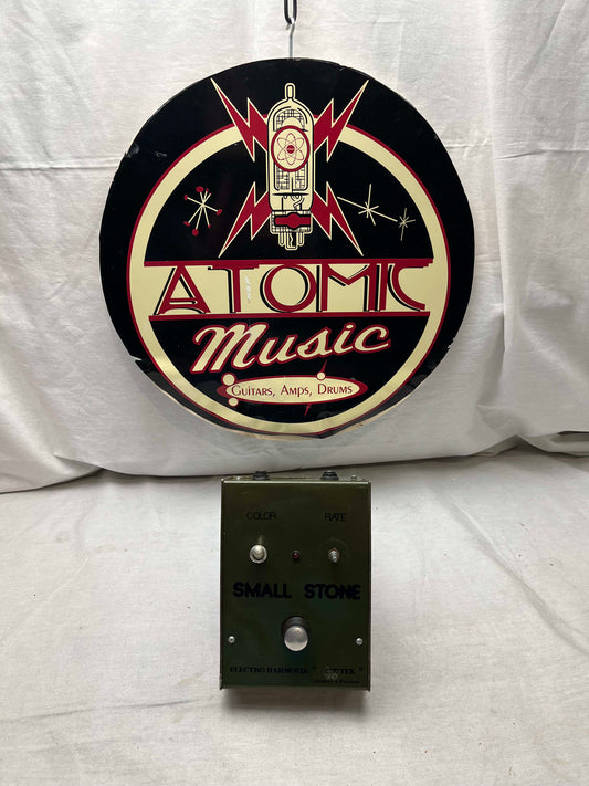 Electro-Harmonix Sovtek Green Russian Small Stone Phaser Phase Shifter phasor Pedal - large chassis - missing 1 knob + battery cover