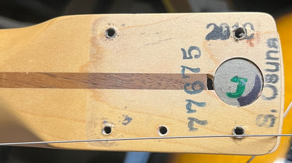 Parts 2012 Fender American Deluxe Stratocaster Neck on Unknown Body with SKB Case