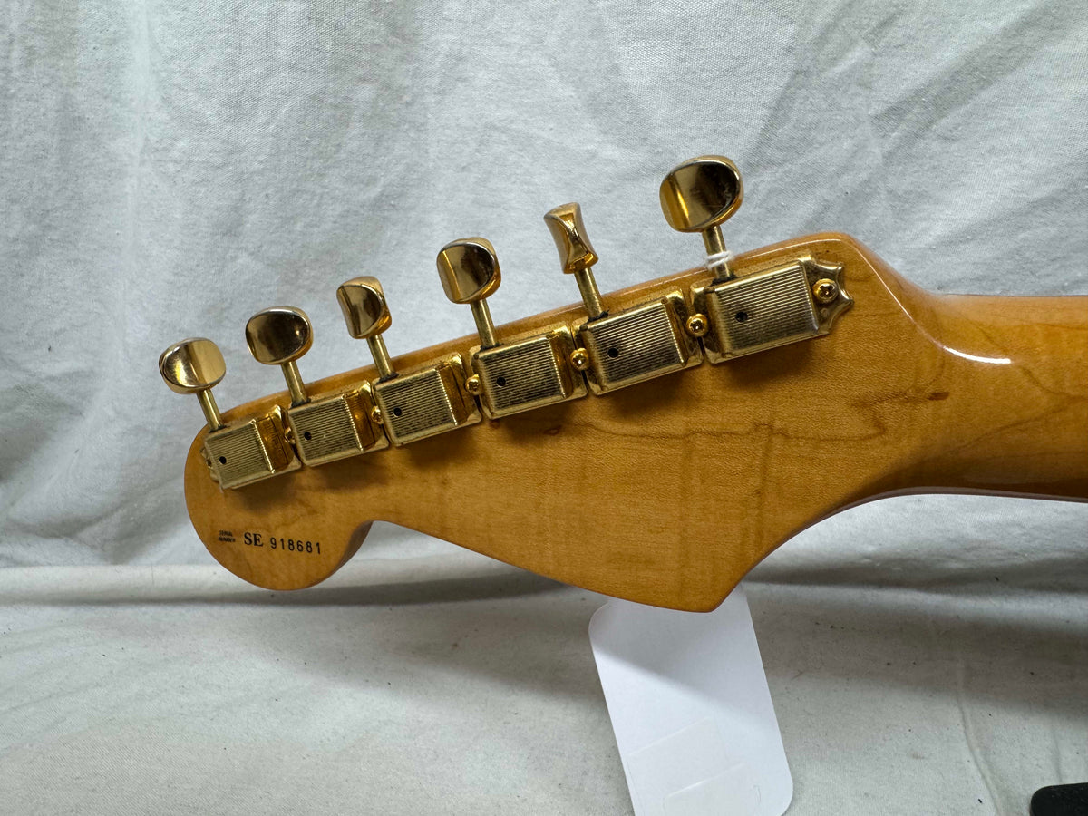 Fender USA SRV Stevie Ray Vaughan Signature Stratocaster Guitar with DiMarzio Hot Rails pickups + Case 1994 - 3-Color Sunburst / Pau Ferro fingerboard
