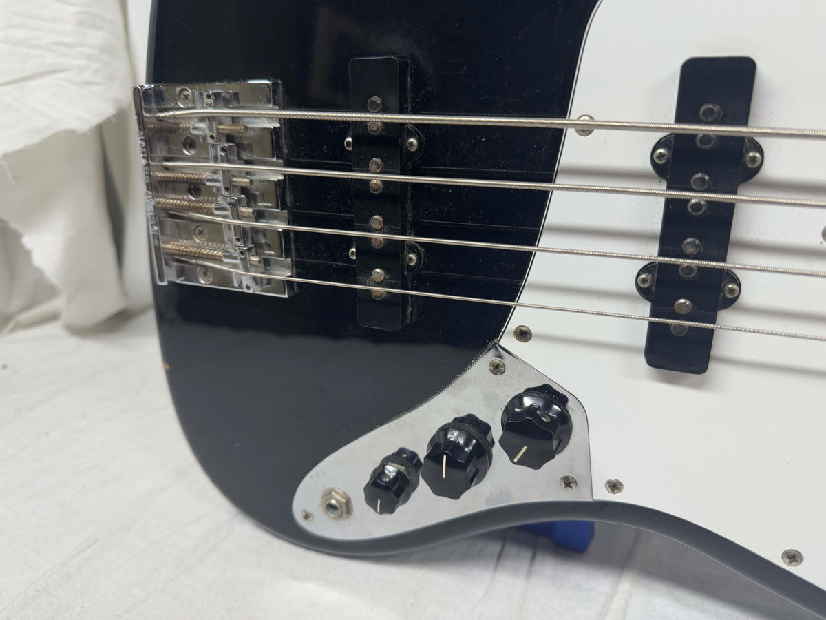 Fender Geddy Lee Signature Jazz Bass 4-string J-Bass - CIJ Crafted In Japan 2002 - 2004 - Black / Maple neck