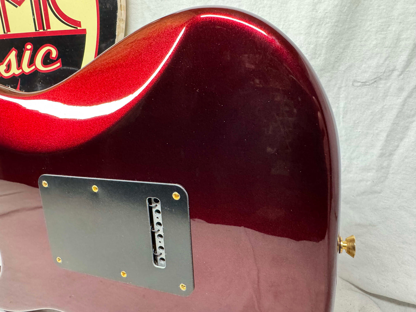 Fender Chuck Levin's Washington Music Center 60th Anniversary American Stratocaster Guitar 2018 -- 1 of 30!! - Bordeaux Metallic