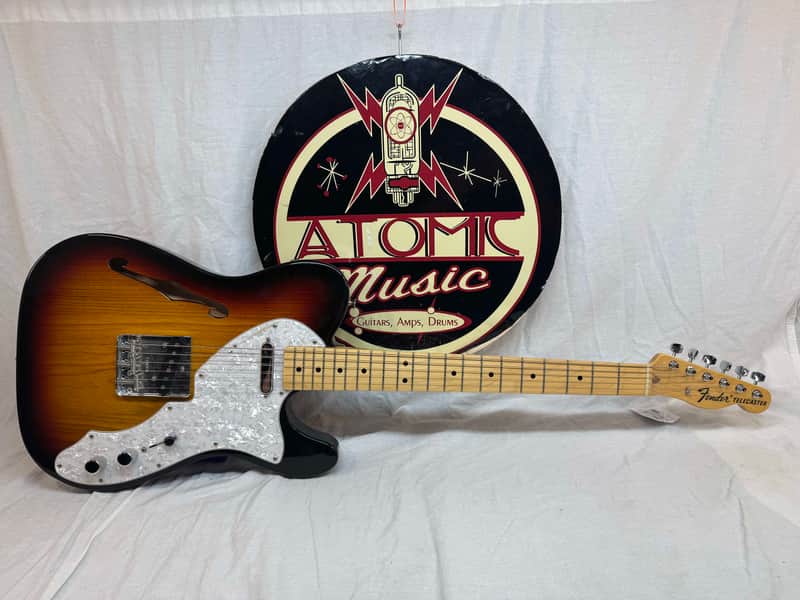 Fender Classic Series '69 Telecaster Thinline Guitar with Case - Image 3