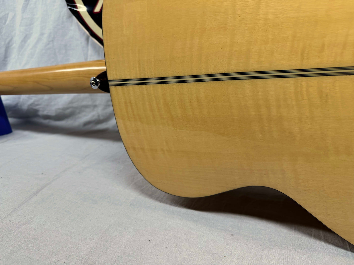 Sigma Guitars STB-ME Acoustic-Electric Bass with Case - MIK Made In Korea 1992 - Natural