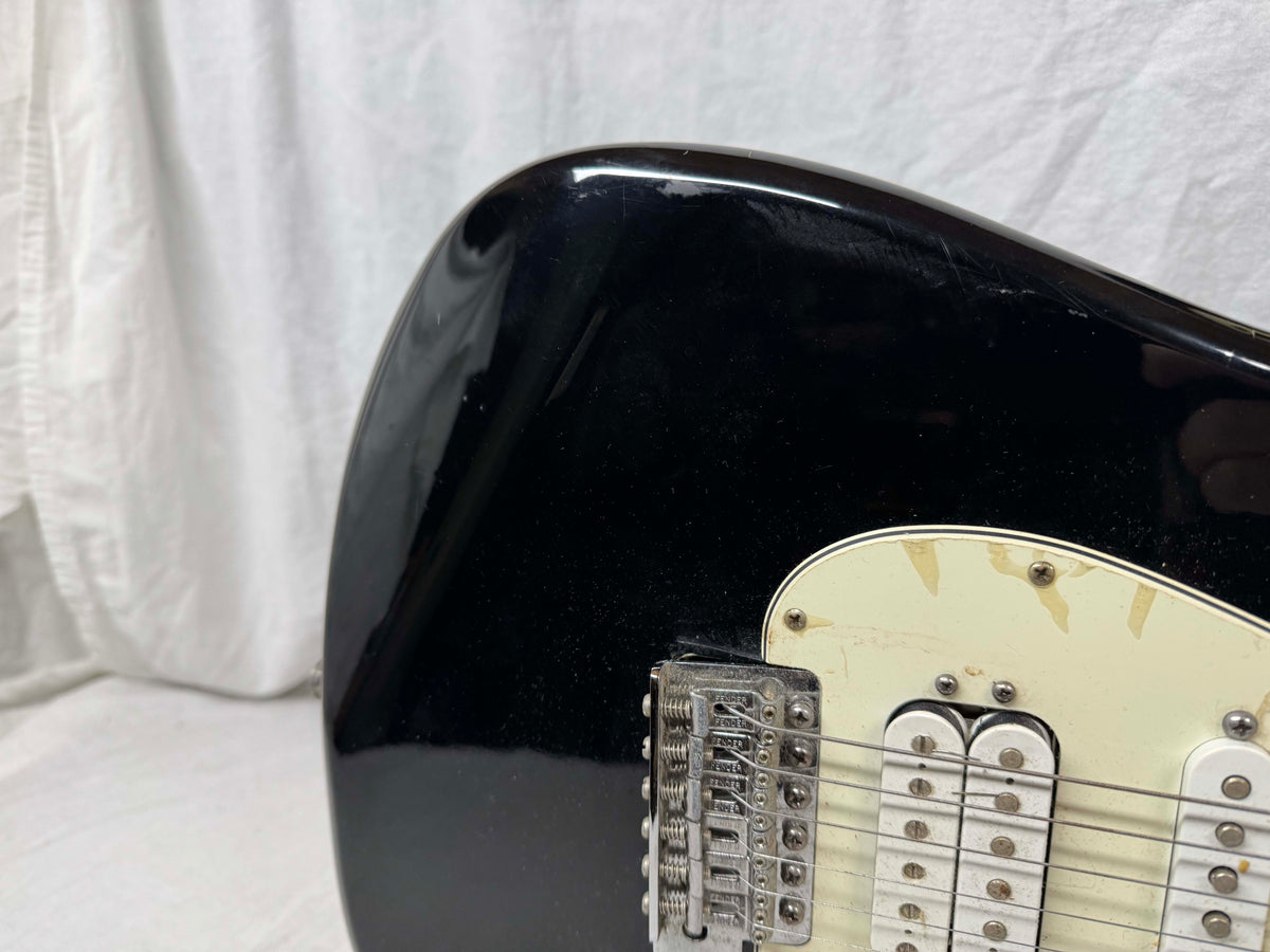 Fender Standard Stratocaster HSS Guitar - MIM Mexico 2007 - Black / Rosewood fingerboard