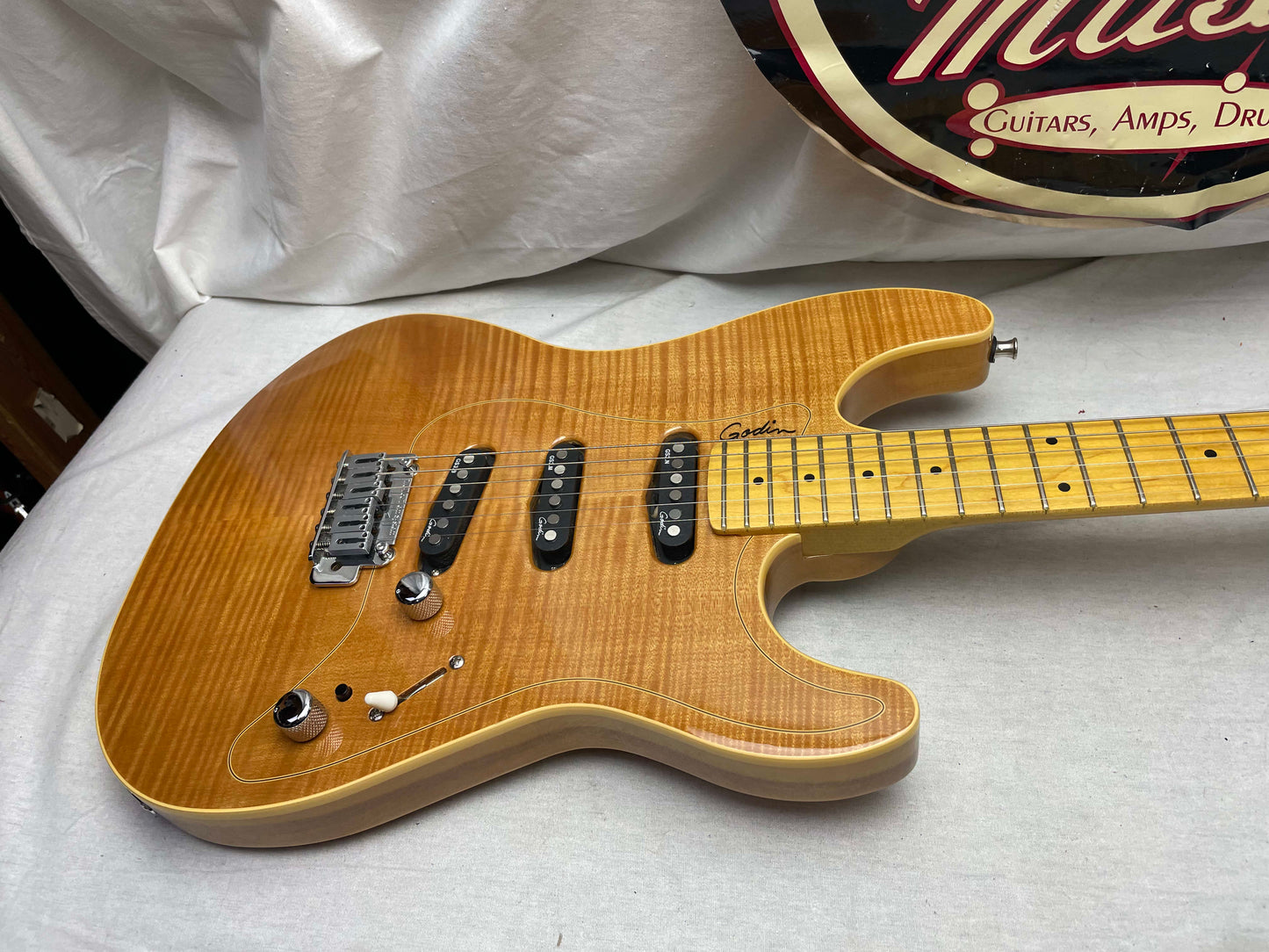 Godin Passion Series RG.3 rg3 S-style Guitar with Gig Bag 2012