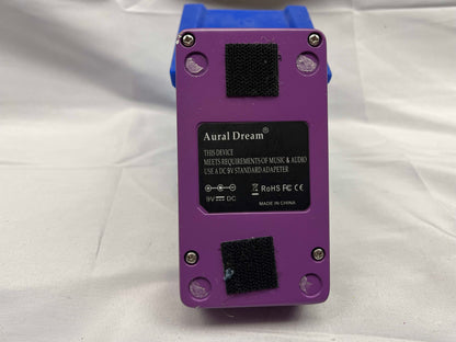 Aural Dream Bold Distortion Pedal - Purple