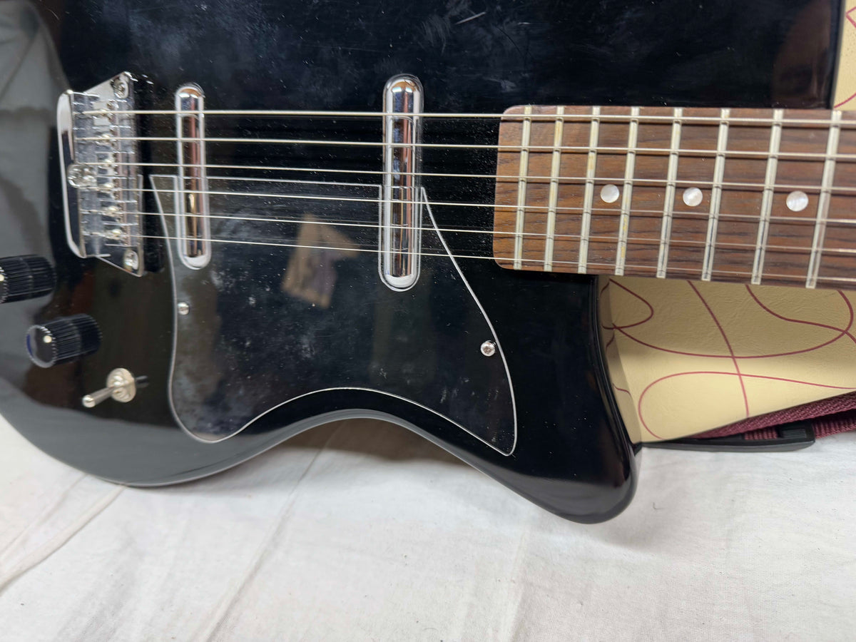 Danelectro '56 U2 Pro Guitar with Gig Bag Reissue - Black