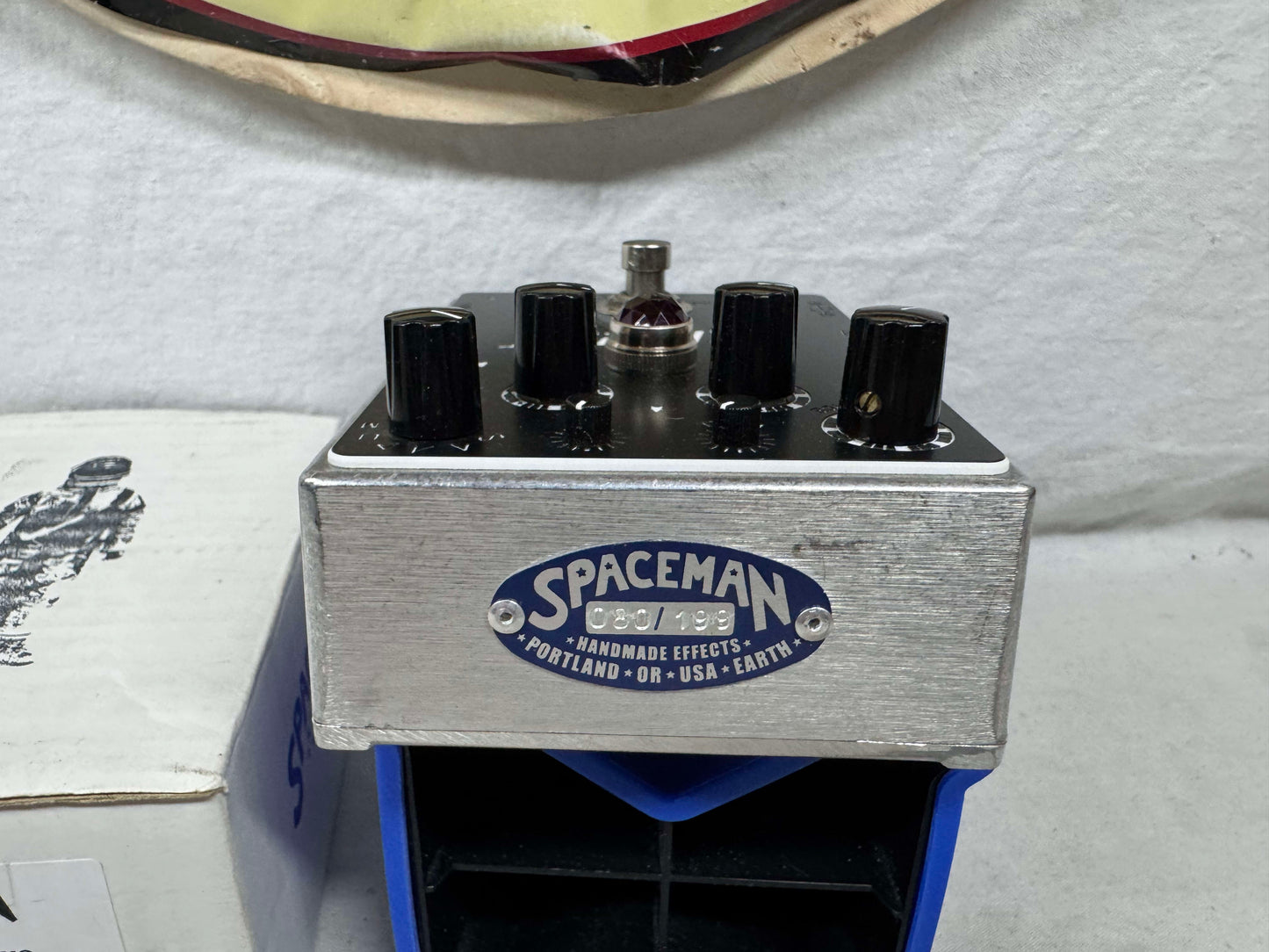 Spaceman Explorer Deluxe 6 Stage Optical Phaser Phase Shifter Pedal with Box