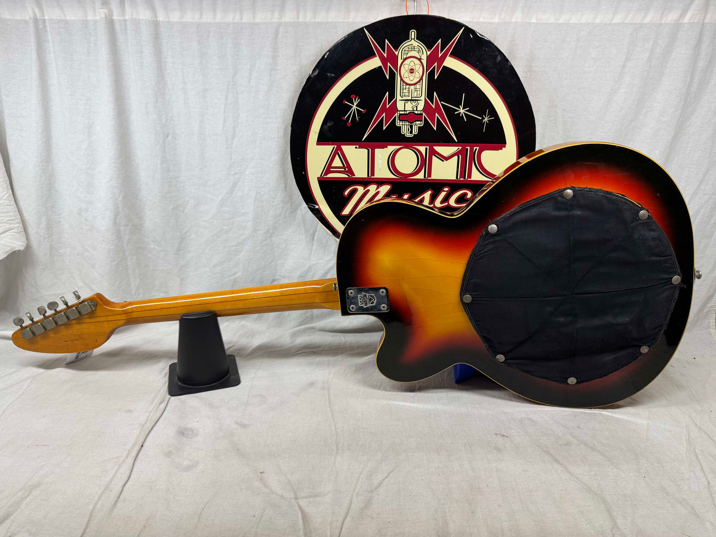 Vox V265 Bossman Semi-Hollow Body Guitar - *NO* Effects - functions as standard guitar only - Sunburst