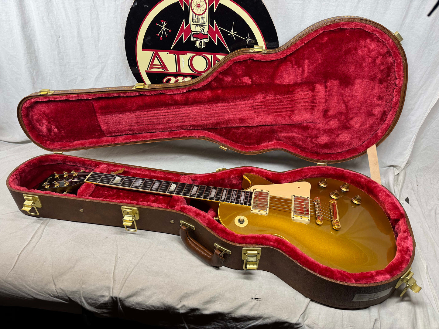 Gibson 30th Anniversary Les Paul Goldtop Guitar 1980s  - Very Rare! - Gold BULLION Top & Back!