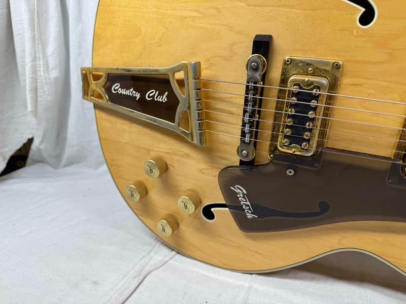Gretsch Country Club Model 7576 Singlecut Hollowbody Guitar with Case - Image 5