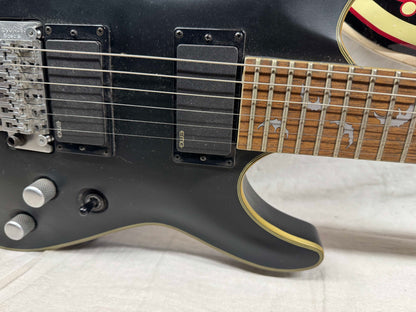Schecter Diamond Series Damien Platinum 6 FR Guitar 2013 - Satin Black