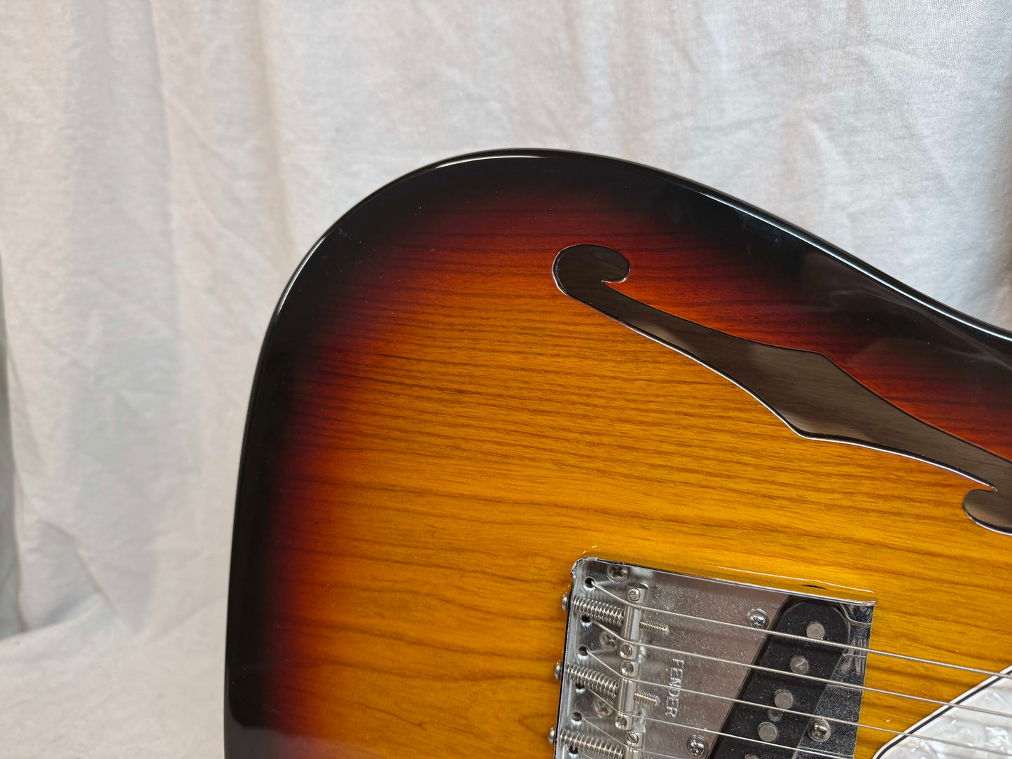 Fender Classic Series '69 Telecaster Thinline Guitar with Case 2009 - 3-Color Sunburst / Maple neck