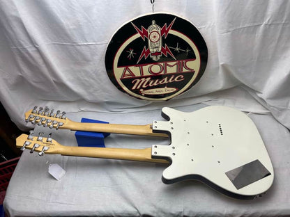 Danelectro DB-612 12/6 Doubleneck Semi-Hollowbody Guitar - Image 13