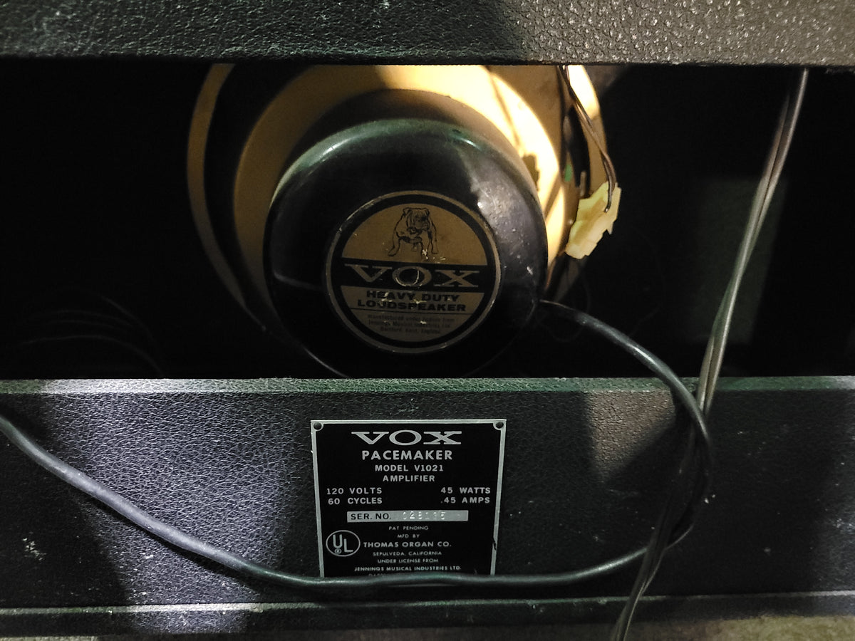 Vox Pacemaker V1021 1x10 110 Guitar Amplifier Combo 1960s