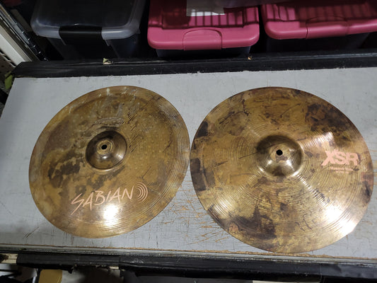 Sabian 15" XSR Monarch Hi-Hat Cymbals (Pair) 2016 - Present - Unlathed