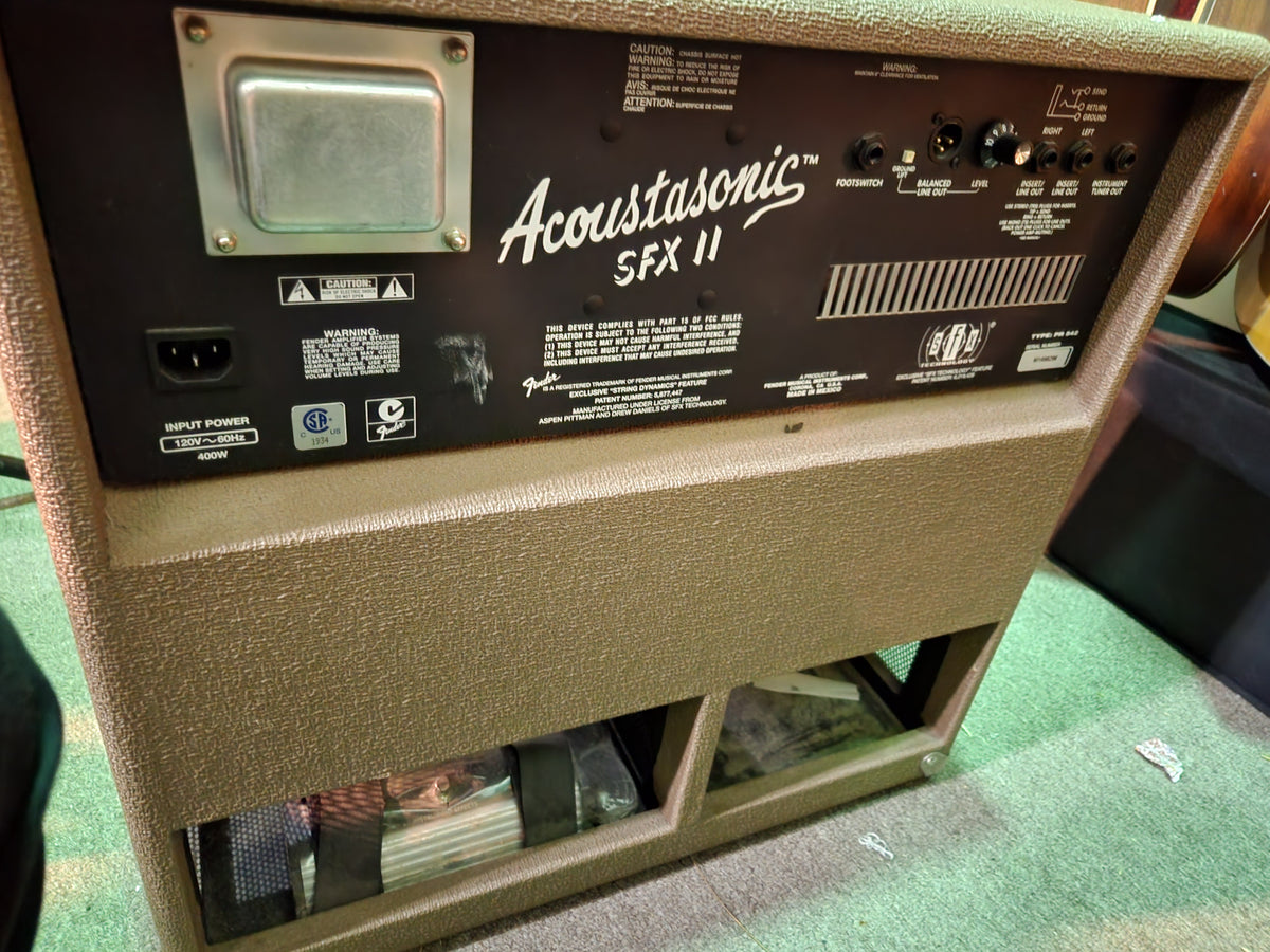 Fender Acoustasonic SFX II 2 Acoustic Guitar Combo Amplifier - Local Pickup Only