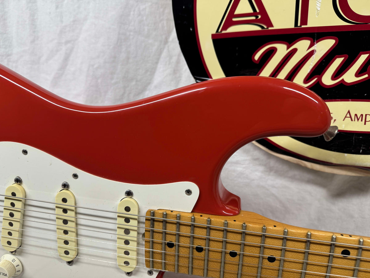 James Tyler Los Angeles SSS S-style Guitar with Case - Fiesta Red - s/n: 931