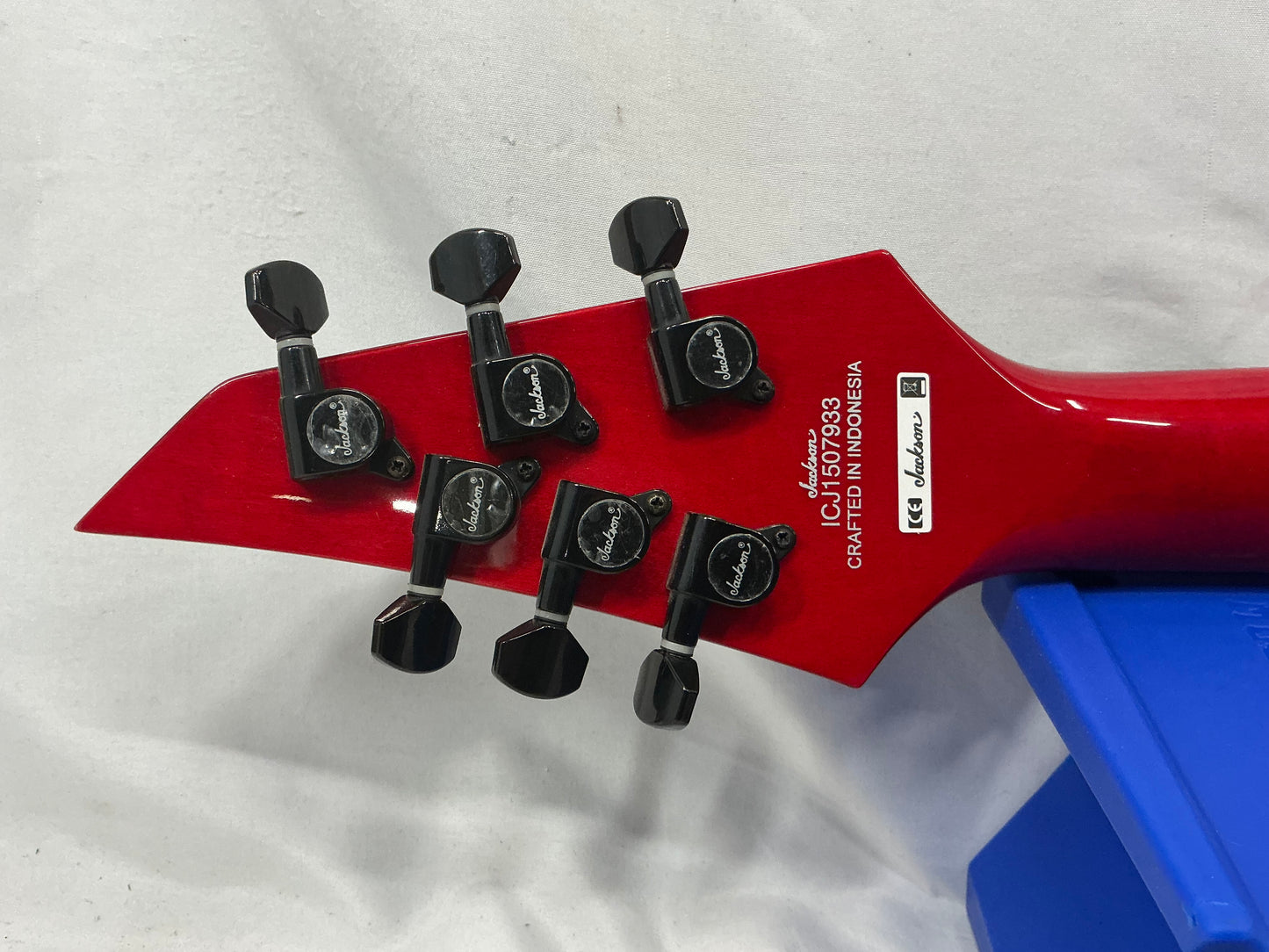 Jackson X Series Soloist SLATXMGXQ 3-6 Electric Guitar - Transparent Red