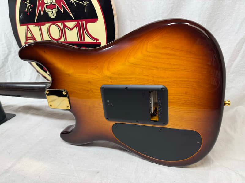 Warmoth S-style HSS Guitar with Lace Sensor Hot Gold Pickups by Houston Electric Guitar Jerry DeLue - Image 11