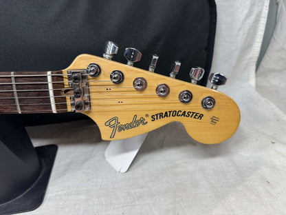 Fender American Performer Stratocaster Guitar with Rexylab Ultimate Strat upgrades/mods + Case 2023 - Arctic White / Rosewood fingerboard