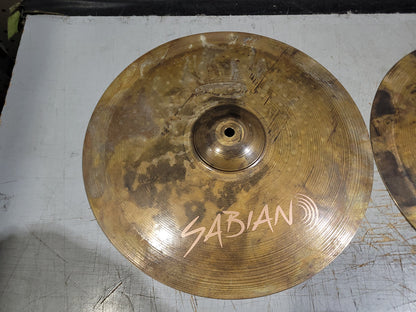 Sabian 15" XSR Monarch Hi-Hat Cymbals (Pair) 2016 - Present - Unlathed