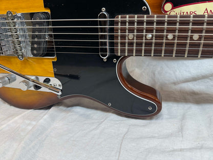 Fender 2016 Limited Edition American Standard Telecaster Figured Neck Guitar with Case 2015 - Cognac Burst / Rosewood fingerboard