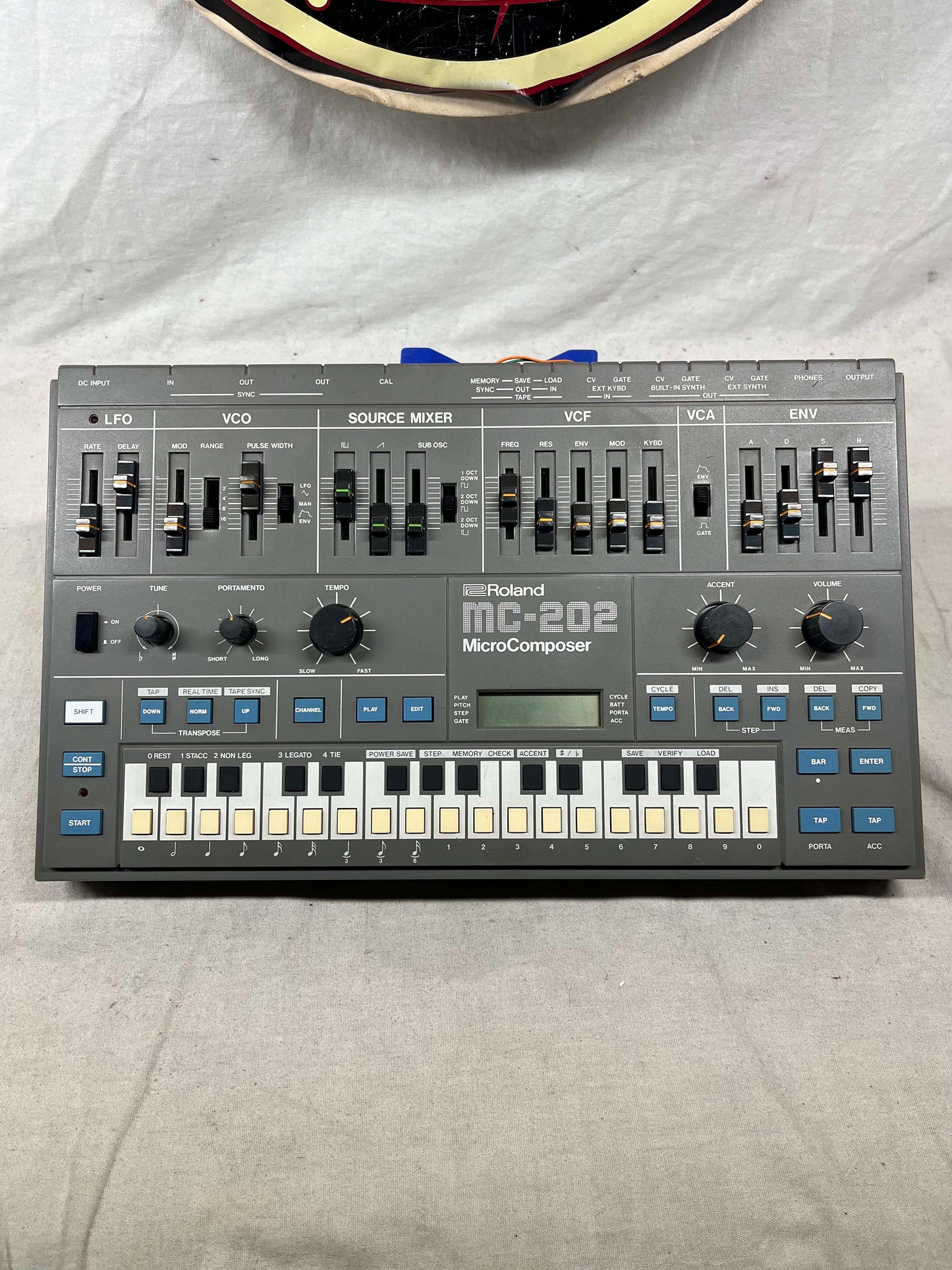 Roland MC-202 mc202 MicroComposer micro composer Monophonic Analog Synthesizer / Sequencer Module with power supply mod - Local Pickup Only
