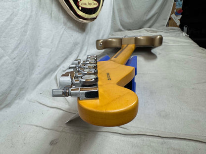 Parts Warmoth Alder body + 2022 Fender American Professional II neck Stratocaster Guitar with Case - Fire Mist Gold